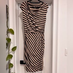 Anthropologie Bordeaux midi Dress